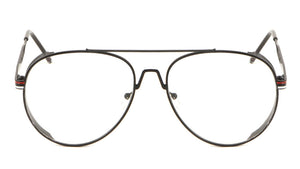 Aviators Thick Side Shield Clear Lens Wholesale Bulk Glasses