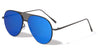 Front Grille Color Mirror Aviators Wholesale Sunglasses