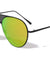 Front Grille Color Mirror Aviators Wholesale Sunglasses