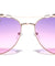 Star Studded Oceanic Color Aviators Wholesale Sunglasses