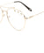 Star Studded Clear Lens Aviators Wholesale Glasses