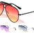 Top Bar Rimless Solid One Piece Oceanic Color Lens Wholesale Sunglasses