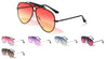 Top Bar Rimless Solid One Piece Oceanic Color Lens Wholesale Sunglasses