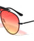 Top Bar Rimless Solid One Piece Oceanic Color Lens Wholesale Sunglasses