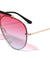 Top Bar Rimless Solid One Piece Oceanic Color Lens Wholesale Sunglasses