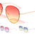 Rimless Oceanic Color Aviators Wholesale Bulk Sunglasses