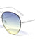 Rimless Oceanic Color Aviators Wholesale Bulk Sunglasses