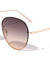Rimless Oceanic Color Aviators Wholesale Bulk Sunglasses