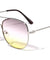 Triple Oceanic Color Tapered Aviators Wholesale Sunglasses