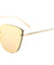 Rimless Color Mirror Cat Eye Wholesale Sunglasses