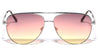 Triple Oceanic Color Aviators Wholesale Sunglasses