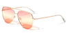 Triple Oceanic Color Aviators Wholesale Sunglasses