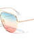 Triple Oceanic Color Aviators Wholesale Sunglasses