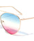 Triple Oceanic Color Diamond Aviators Bulk Sunglasses