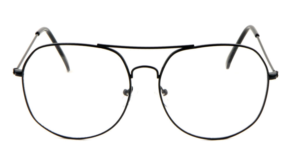 Clear Lens Aviators Wholesale Bulk Glasses