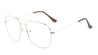 Clear Lens Classic Aviators Wholesale Bulk Glasses