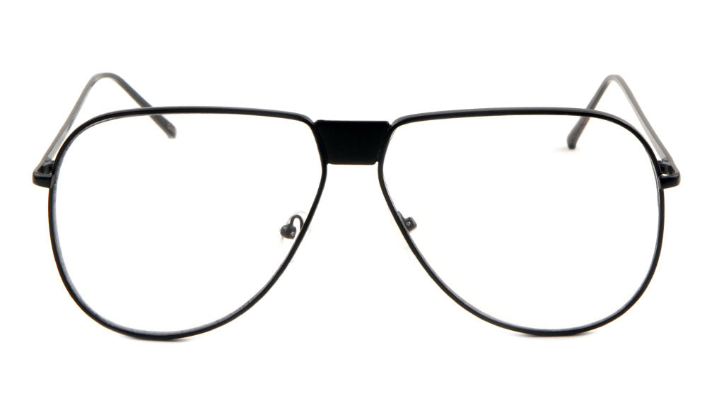 Clear Lens Thick Nose Aviators Wholesale Bulk Glasses