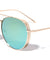 Shield Aviators Color Mirror Sunglasses Wholesale