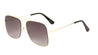 Squared Aviators Double Nose Bridge Fashion Wholesale Sunglasses