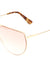 Angled Aviators Fashion Wholesale Sunglasses