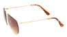 Angled Aviators Fashion Wholesale Sunglasses