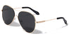 Gold Black Loop Frame Aviators Wholesale Sunglasses
