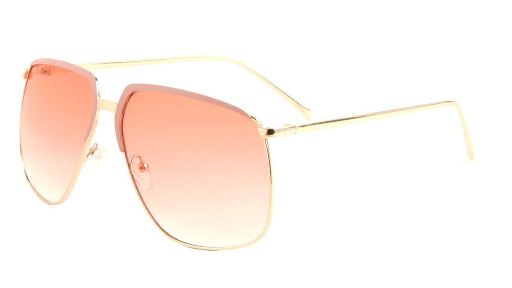 Browline Fashion Aviators Sunglasses Wholesale