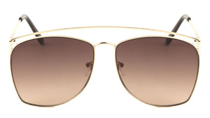 Top Bar Thin Frame Aviators Sunglasses Wholesale