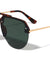 Semi-Rimless Aviators Sunglasses Wholesale