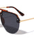 Semi-Rimless Aviators Sunglasses Wholesale