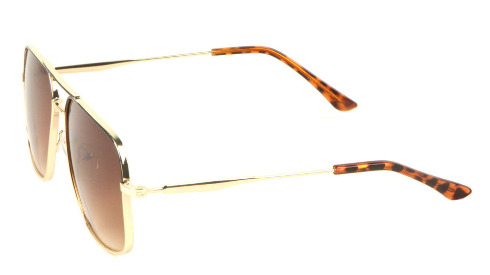 Squared Fashion Aviators Sunglasses Wholesale