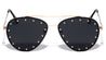 Studded Rimless Aviators Wholesale Sunglasses