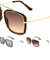 Squared Aviators Sunglasses Wholesale