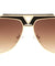 Deco Plate Top Bar Aviators Wholesale Sunglasses