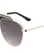 Deco Plate Top Bar Aviators Wholesale Sunglasses