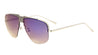 Thick Plate Semi-Rimless Aviators Sunglasses Wholesale