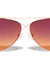Cross Bridge Color Mirrored Aviators Wholesale Sunglasses