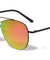 Cross Bridge Color Mirrored Aviators Wholesale Sunglasses