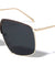 Accented Color Brow Butterfly Aviators Wholesale Sunglasses