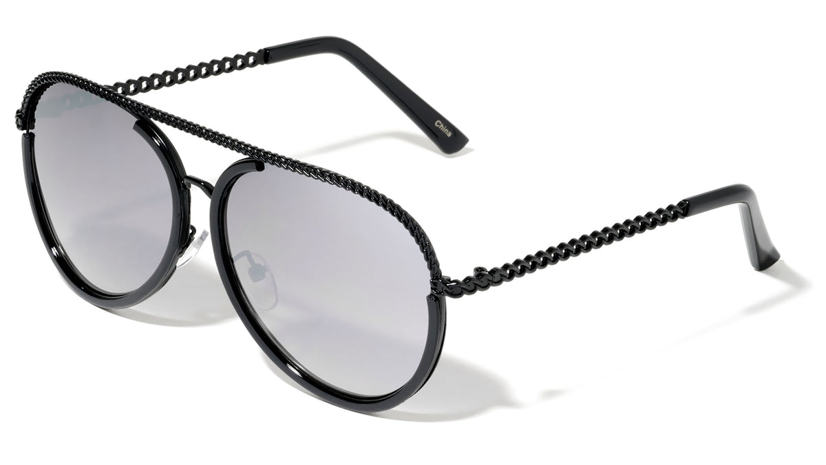 Chain Aviators Wholesale Sunglasses