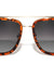 Stripe Temple Squared Aviators Wholesale Sunglasses