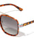 Stripe Temple Squared Aviators Wholesale Sunglasses