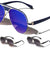 Solid Plate Aviators Wholesale Sunglasses