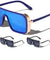Side Shield One Piece Wholesale Sunglasses