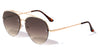 Rimless Tear Shape Aviators Wholesale Sunglasses