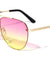V Design Tear Drop Aviators Fashion Wholesale Sunglasses