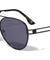 Engraved Frame Metal Temple Cut Out Aviators Wholesale Sunglasses