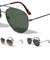 Thin Flat Temple Classic Aviators Wholesale Sunglasses