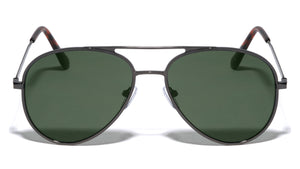 Thin Flat Temple Classic Aviators Wholesale Sunglasses