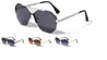 Frontal Grille Geometric Aviators Wholesale Sunglasses